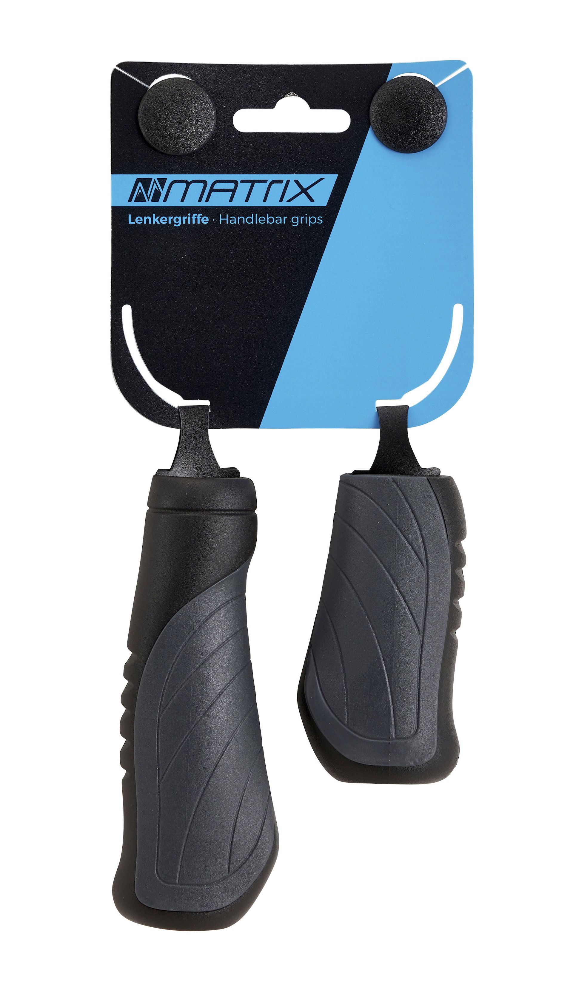 MATRIX Lenkergriff G18 Dual Density Länge: 130/92 mm schwarz / grau Rubber Ausführung: lang/kurz