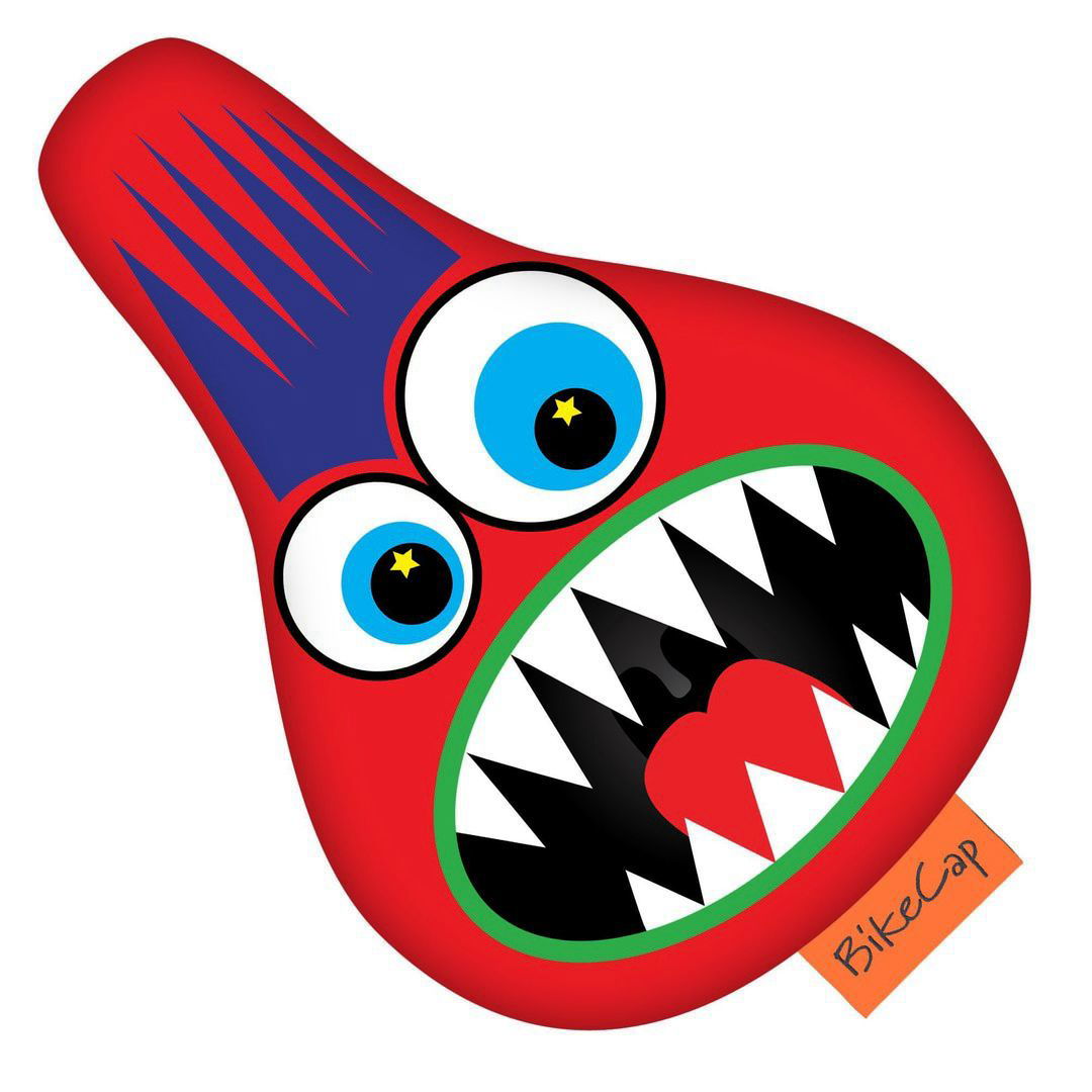 BIKECAP Sattelüberzug Kids Motiv: Monstergesicht