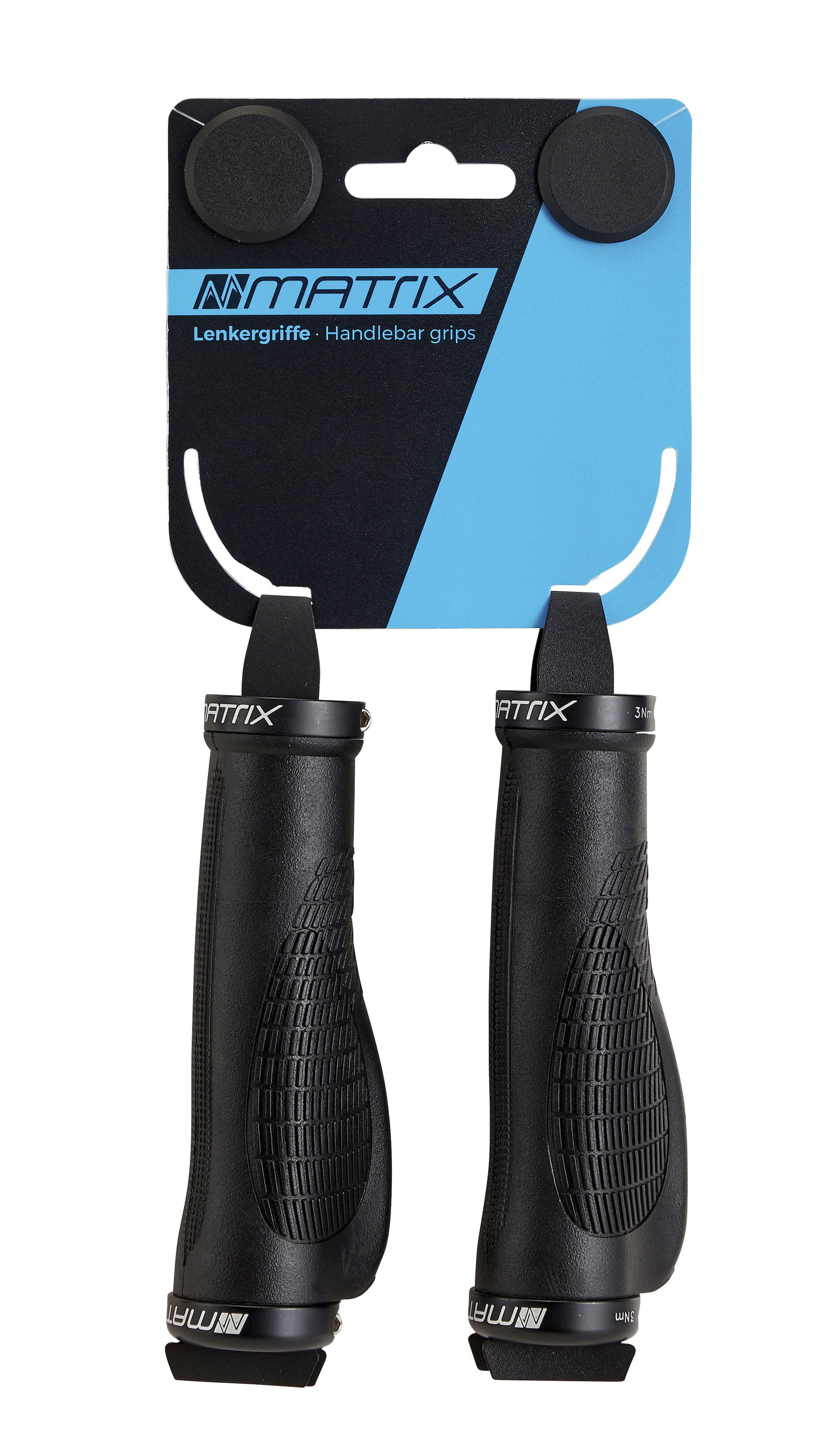 MATRIX Lenkergriff G1 Double Density Länge: 138/138 mm schwarz Rubber / Aluminium Ausführung: lang/lang