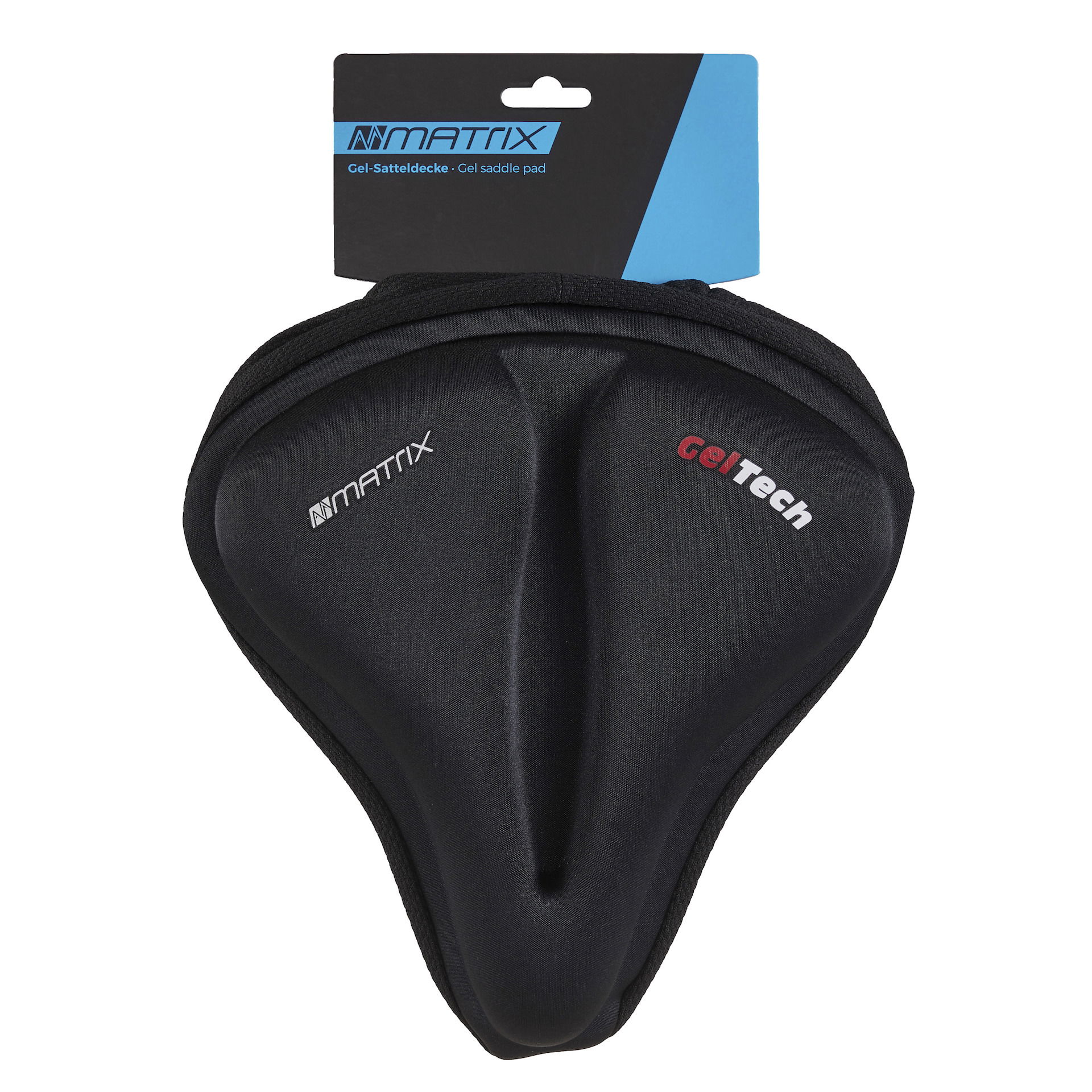 MATRIX Sattelüberzug Gel anatomisch geformt City / Touren schwarz