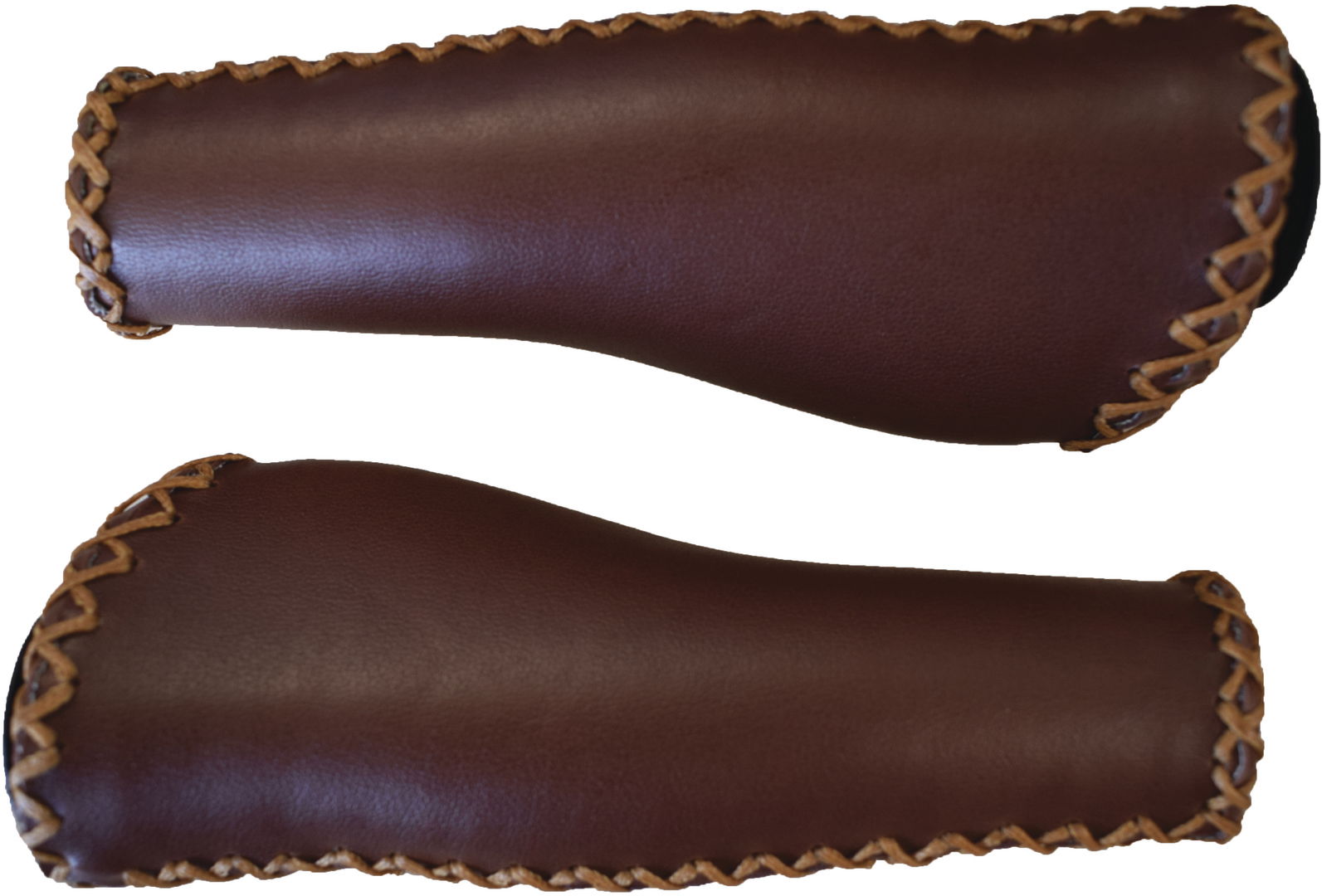 MATRIX Lenkergriff G55 Länge: 135/135 mm braun Lederoptik Kraton / Gel