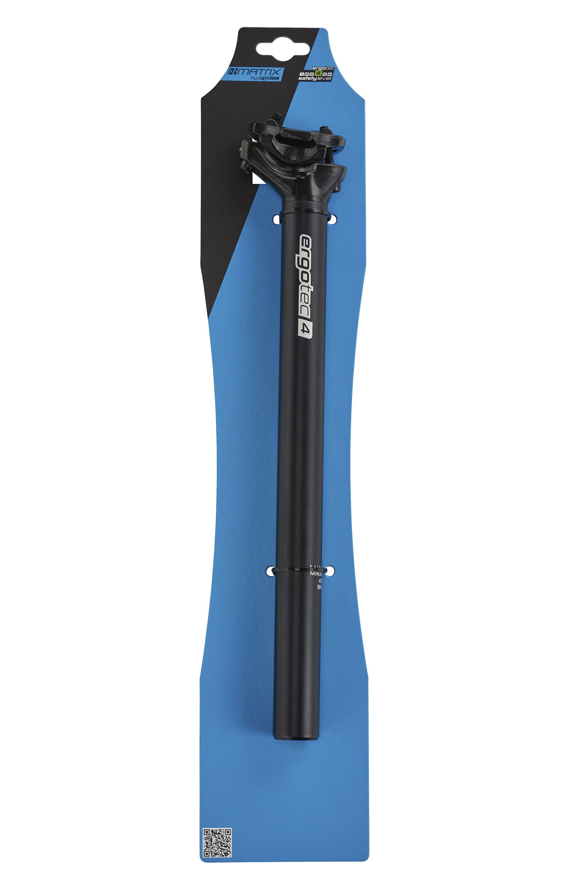 MATRIX Patentsattelstütze Atar schwarz-sandgestrahlt Durchmesser: 27,2 mm