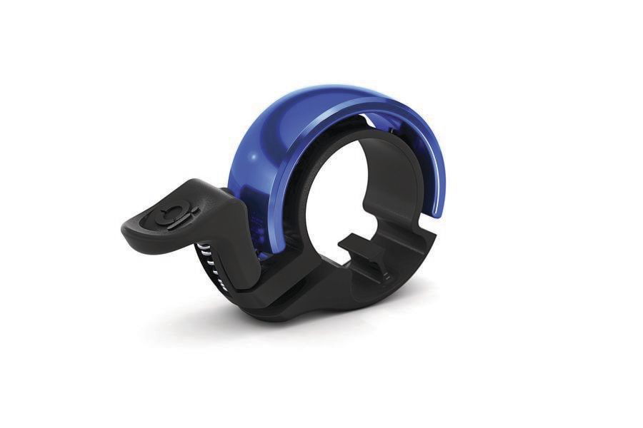 KNOG Glocke Oi Classic Large schwarz / blau Lenkerdurchmesser: 23,8 - 31,8 mm