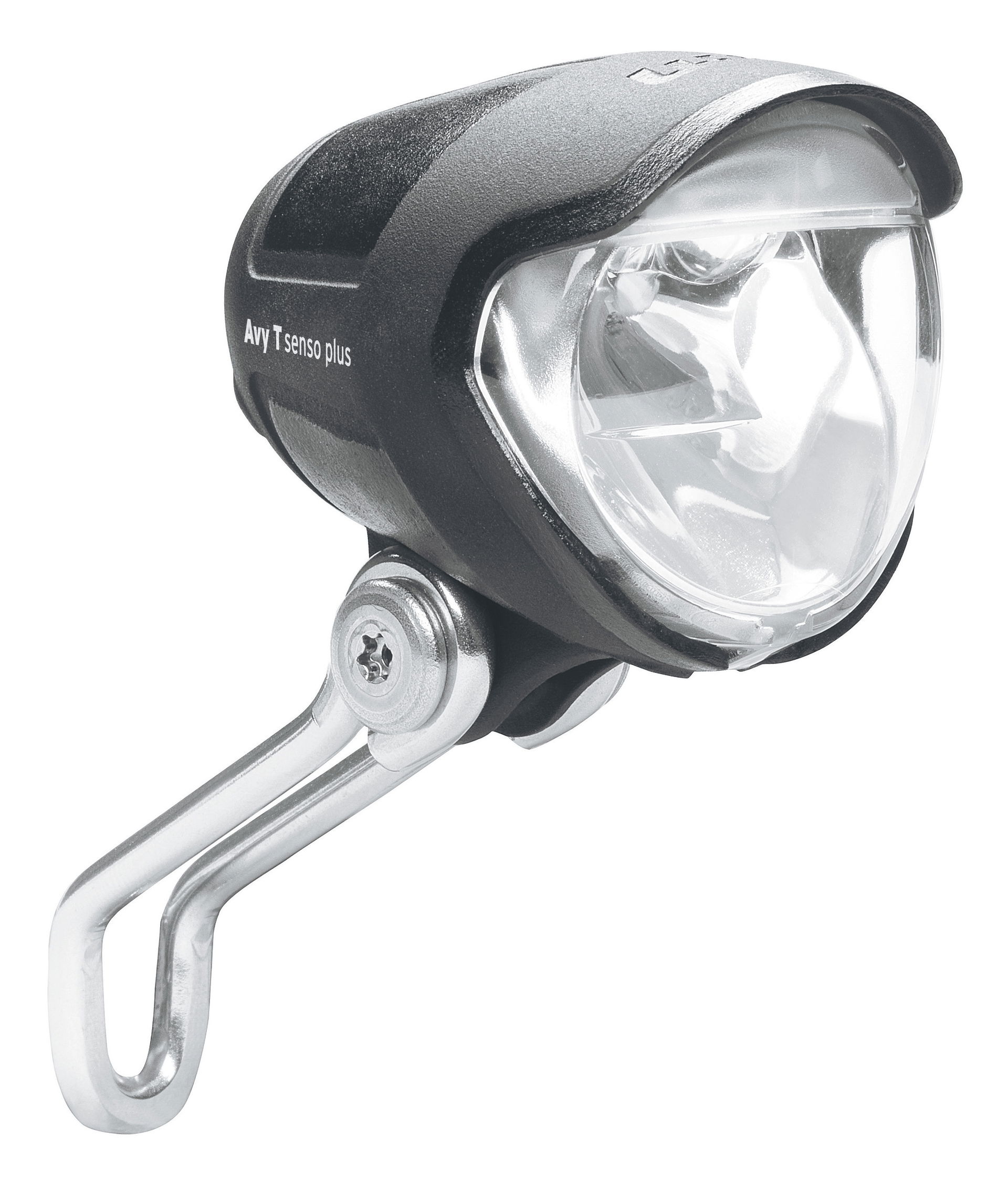 B&M Dynamo-Scheinwerfer Lumotec IQ Avy N Befestigung: Gabelkrone schwarz An-/Ausschalter: Ja