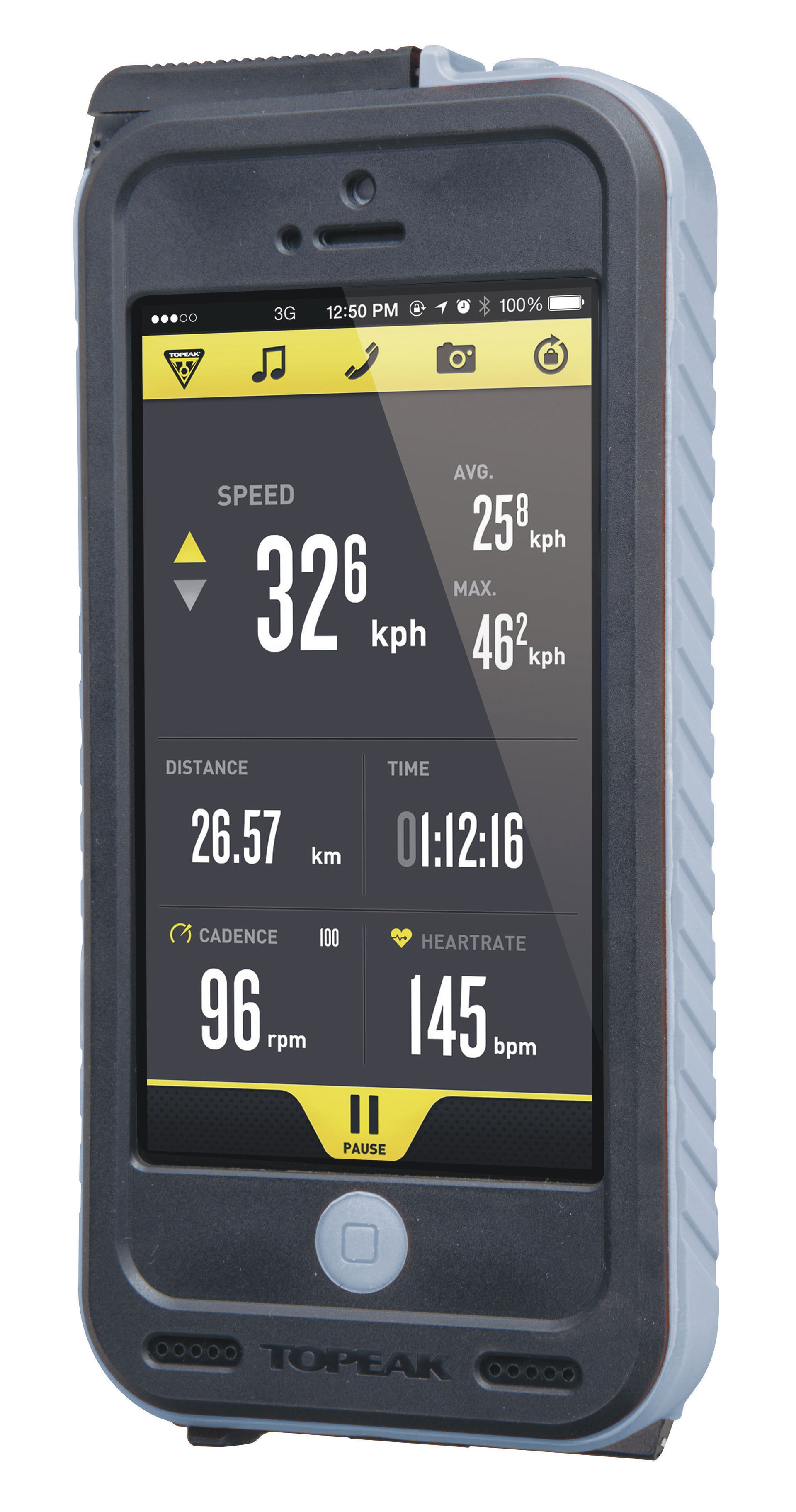 TOPEAK Smartphone Ride Case Weatherproof schwarz / grau