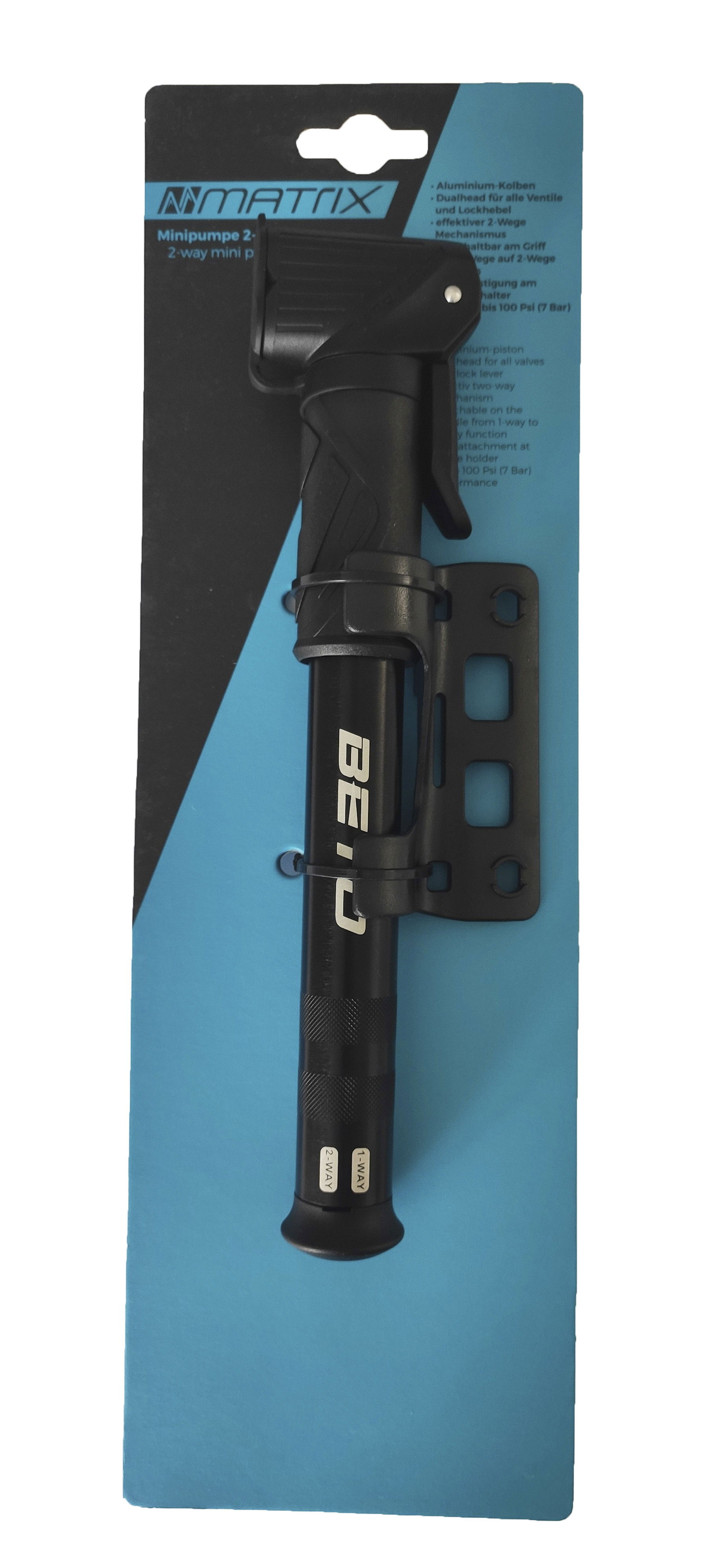 MATRIX Minipumpe 2-Wege MP100 schwarz