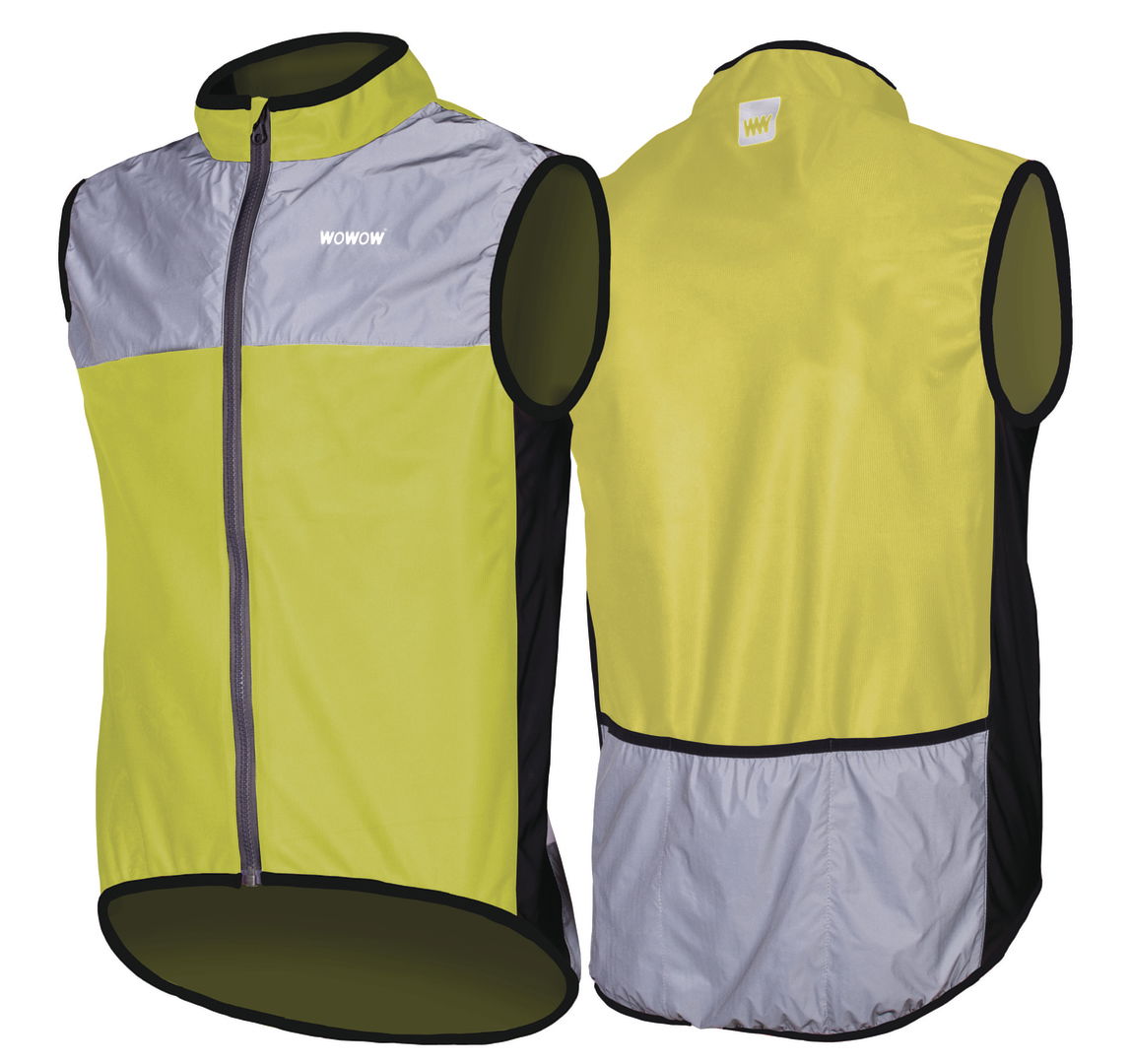 WOWOW Reflexweste Dark Jacket 1.1 gelb Größe: XXL