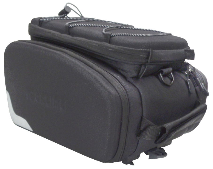 RACKTIME ODIN Gepäckträgertasche Snapit System Fahrradtasche Schwarz 8+11L