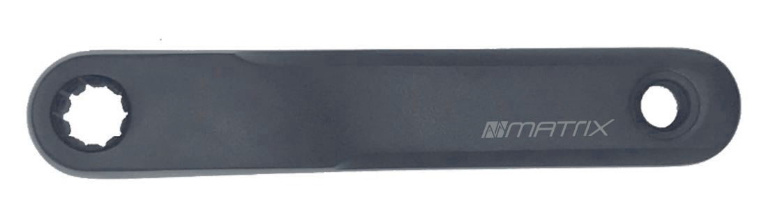 MATRIX Kurbelarmsatz Alu Bosch Gen 2 schwarz Kurbellänge: 165 mm Für Bosch Generation 2 (ab 2014)