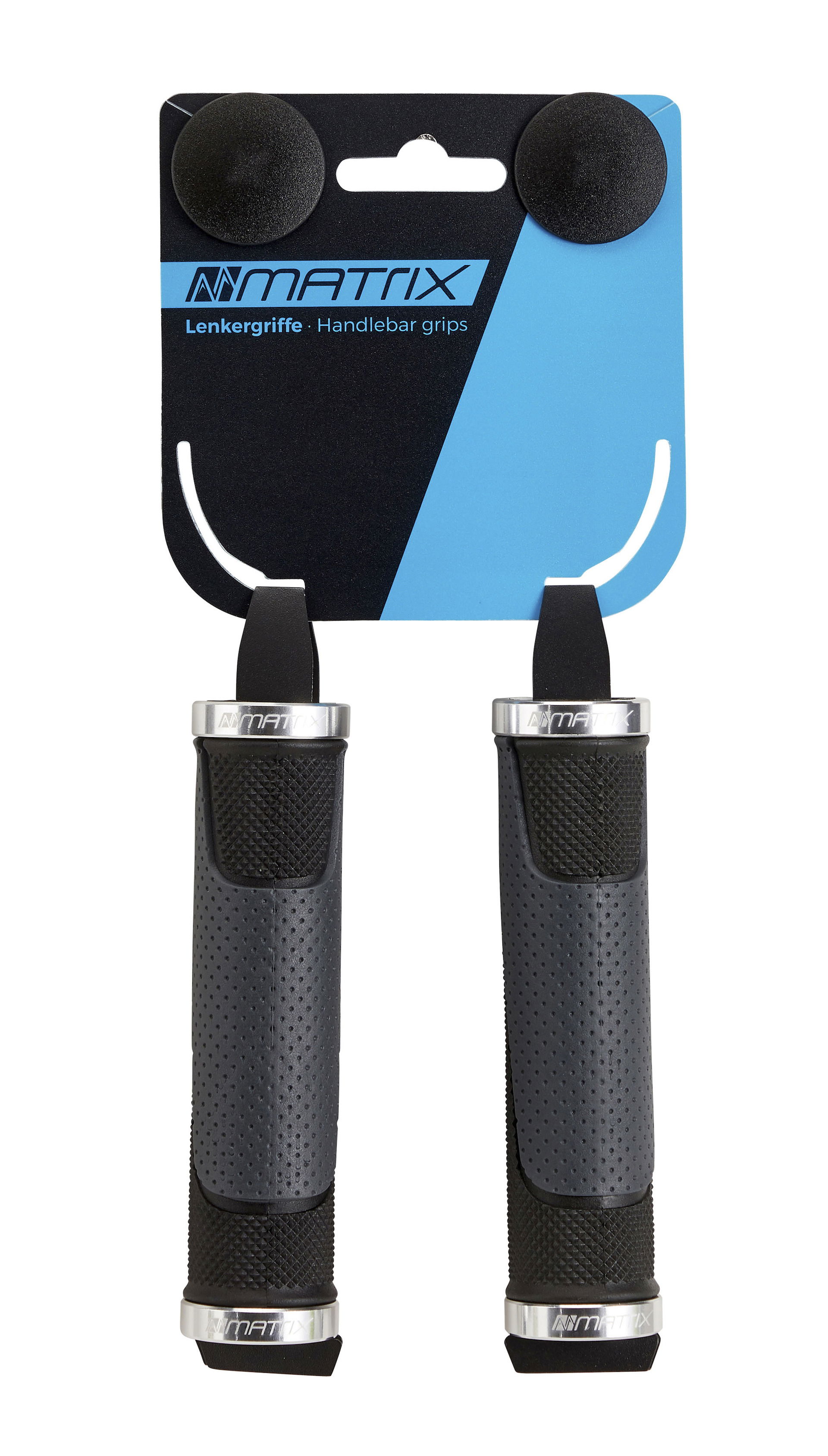MATRIX Lenkergriff G17 Triple Density Länge: 130/130 mm schwarz / grau Rubber Ausführung: lang/lang