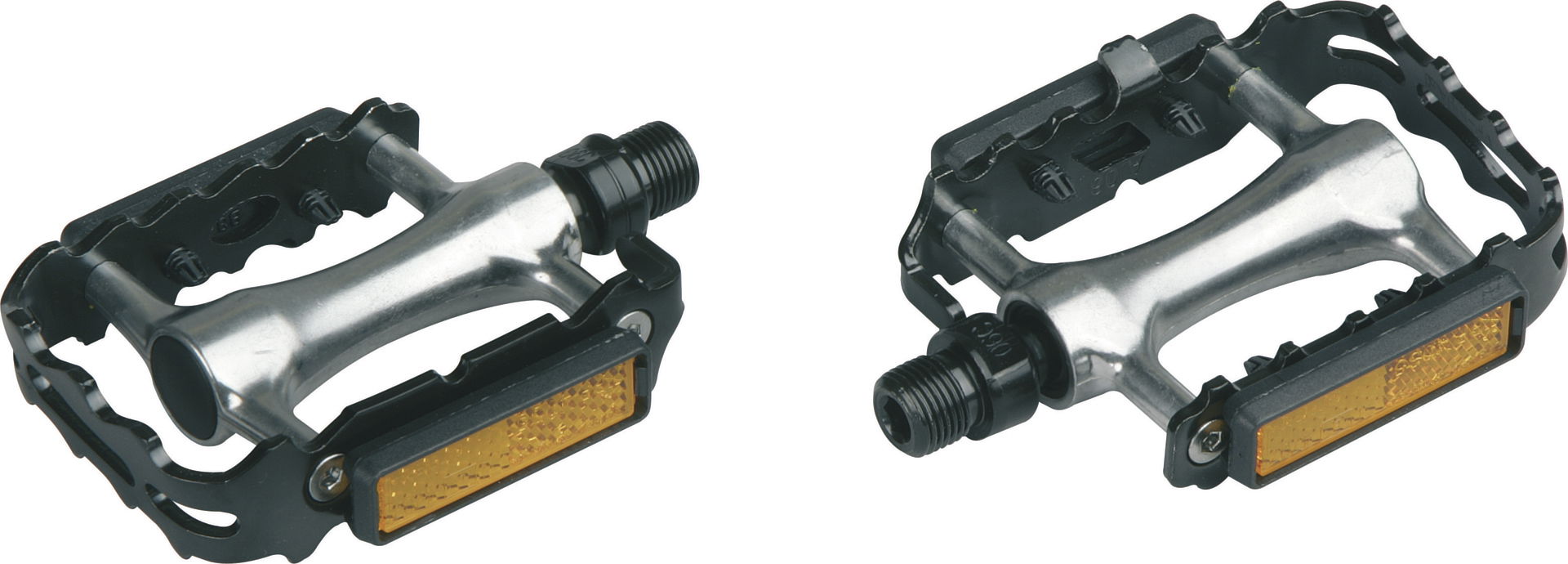 MATRIX MTB Pedal PE11 Gewinde: 9/16 Zoll kugelgelagert schwarz / silber