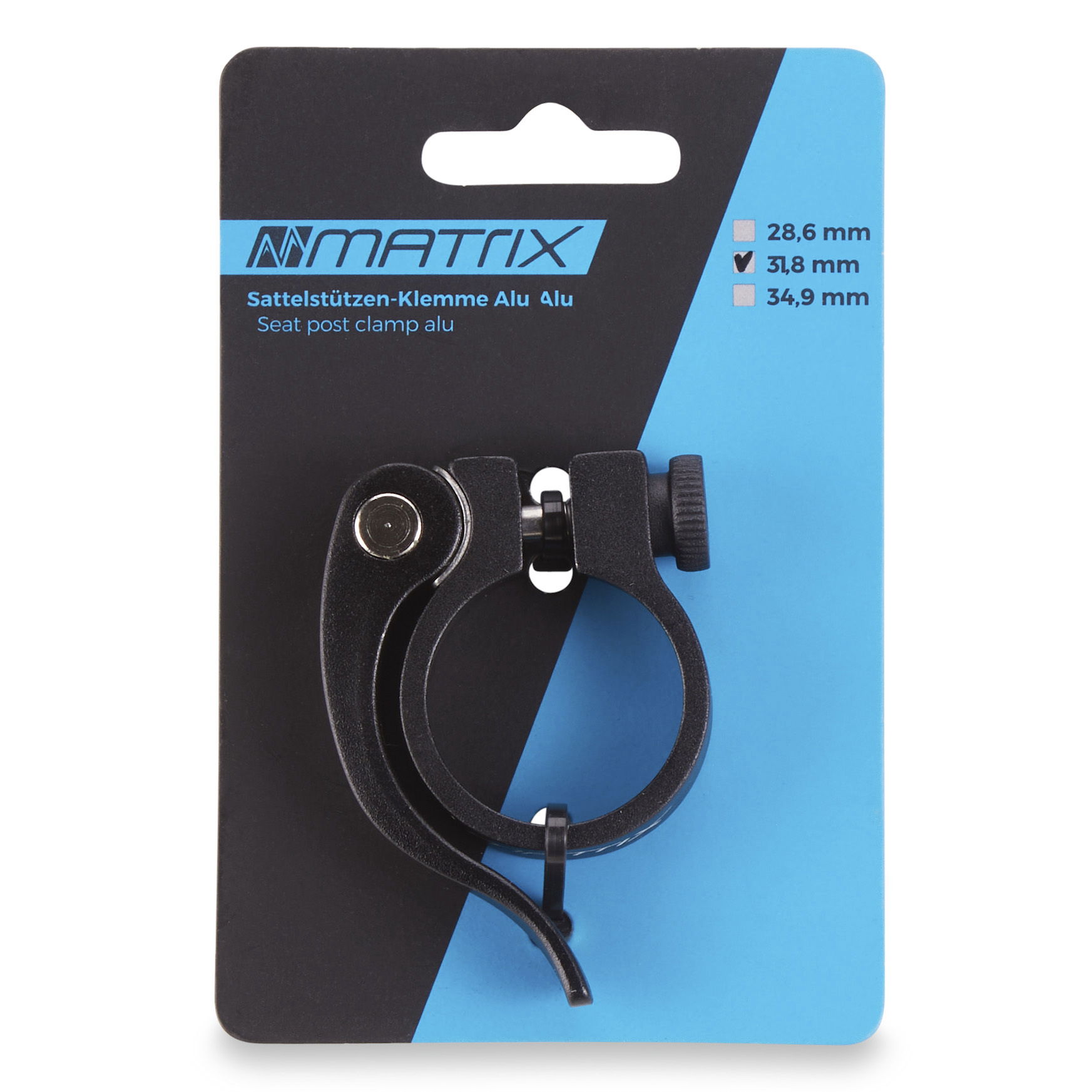 MATRIX Sattelstützklemme Alu SC8 Durchmesser: 31,8 mm schwarz