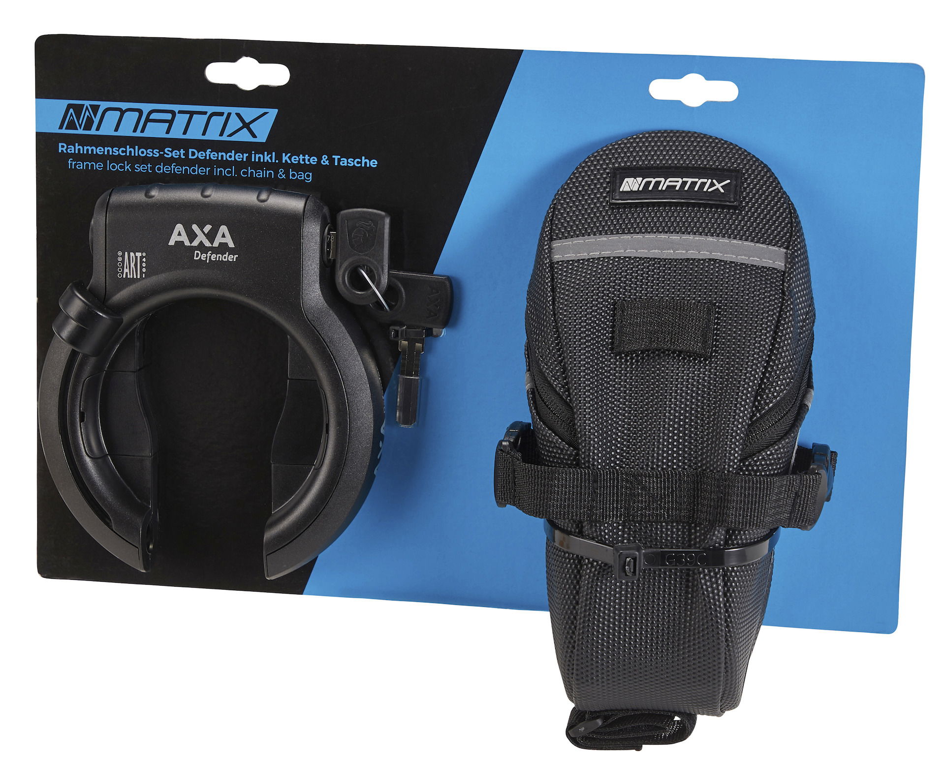 MATRIX Rahmenschloss Set Defender schwarz