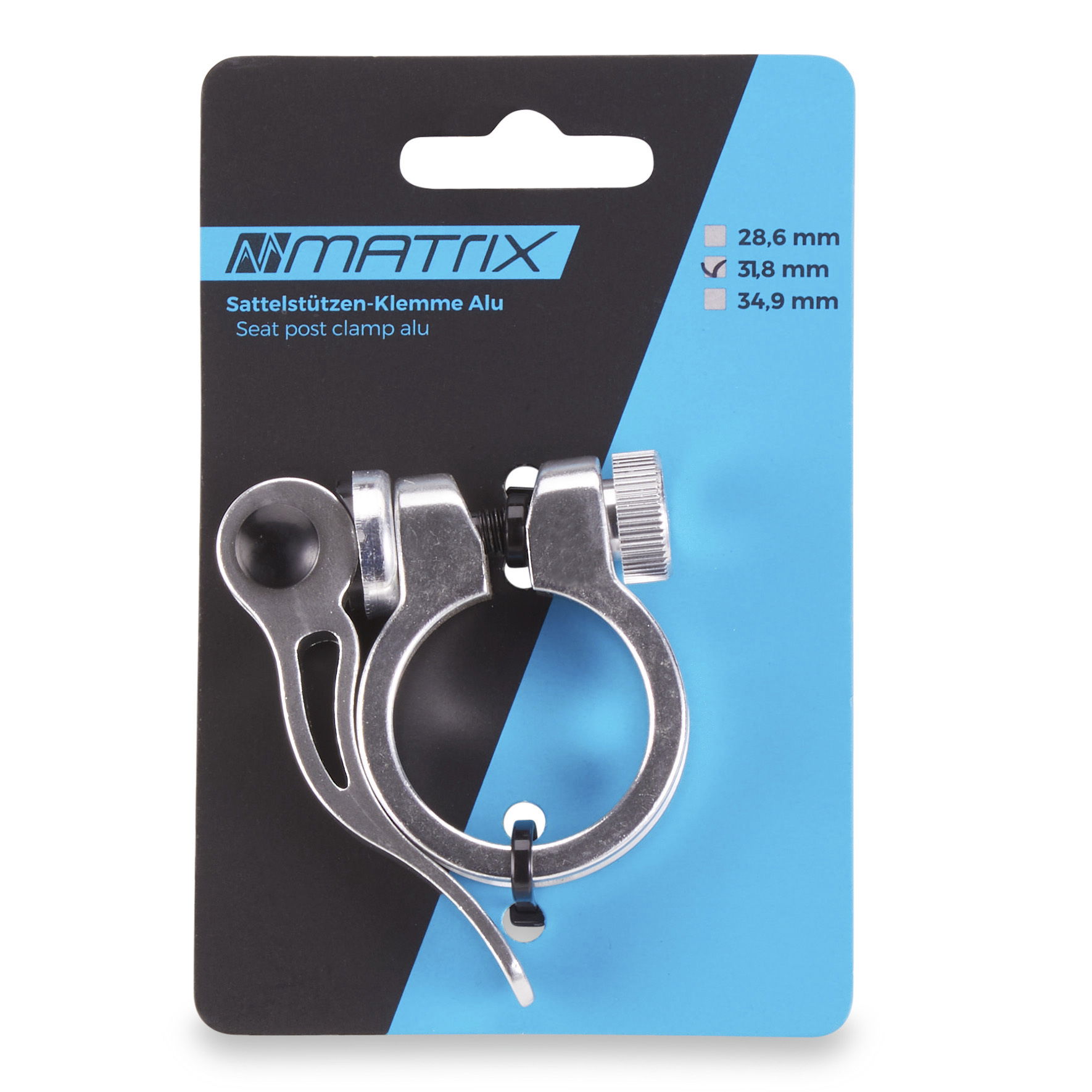 MATRIX Sattelstützklemme SC1 Durchmesser: 31,8 mm silber