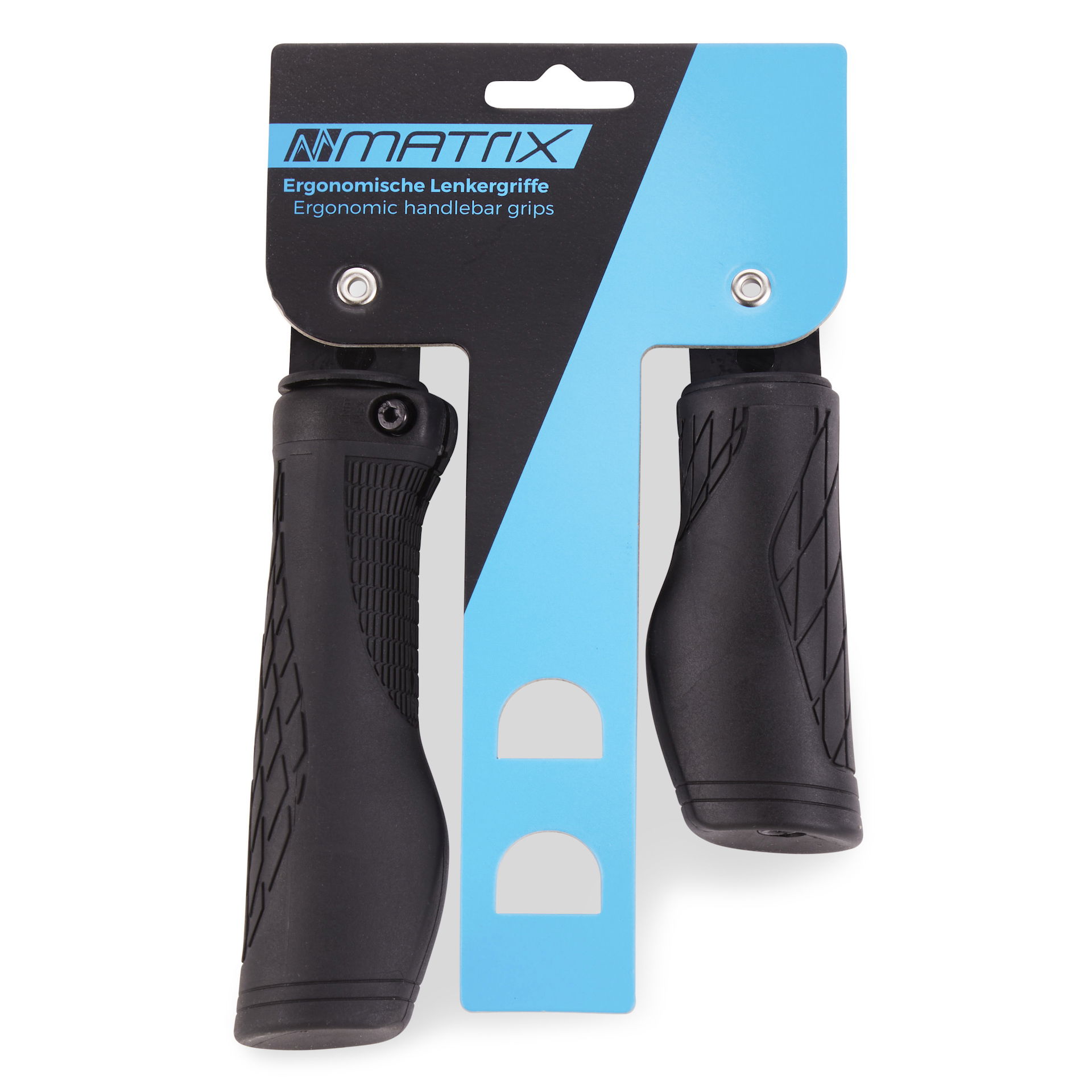 MATRIX Lenkergriff G52 Dual Density Länge: 130/92 mm schwarz Rubber / Kunststoff Ausführung: lang/kurz