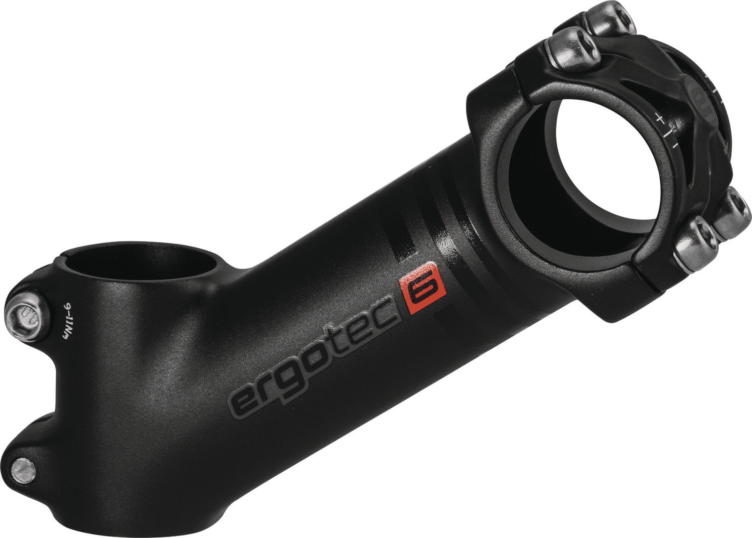 ERGOTEC Ahead-Vorbau High Piranha 2 Auslage: 110 mm schwarz sandgestrahlt