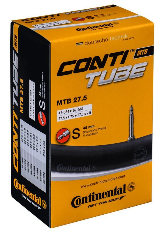CONTINENTAL Fahrradschlauch 27.5 Zoll MTB SV 42mm ETRTO 47/62-584