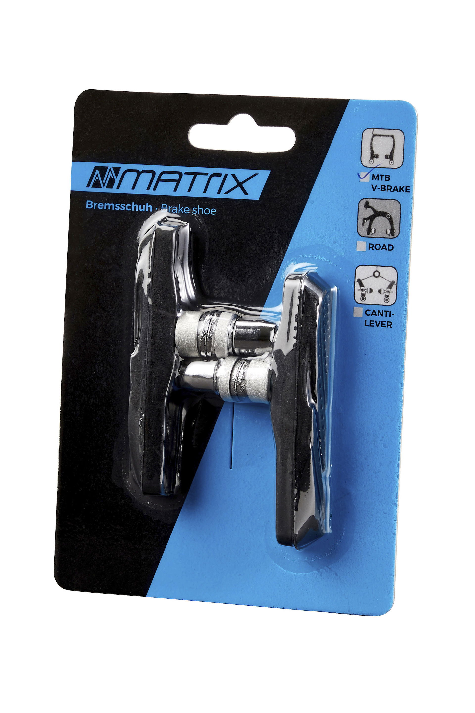 MATRIX Bremsschuh V-Brake Gummi
