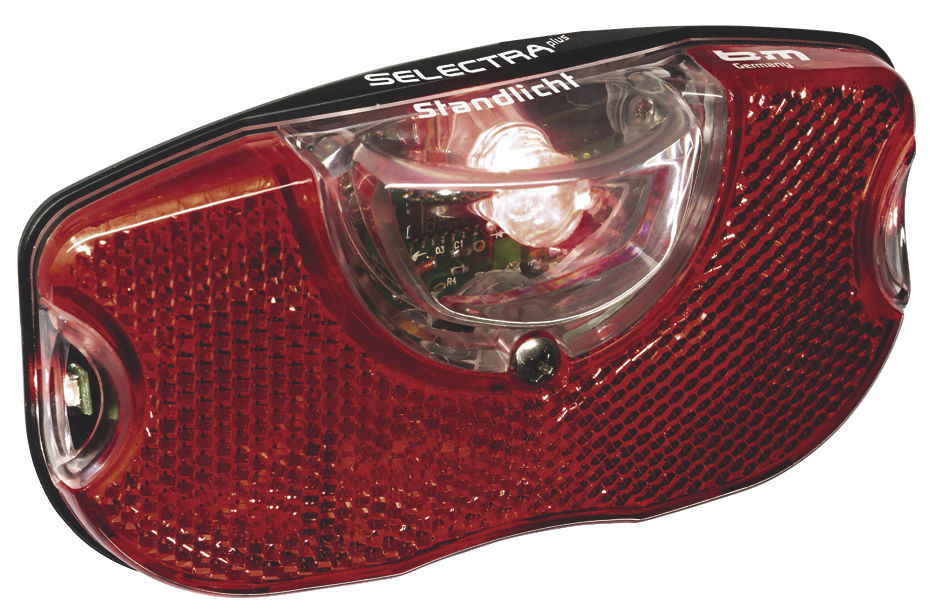 B&M Rücklicht Selectra plus Befestigung: Gepäckträger Bolzenabstand: 80 mm