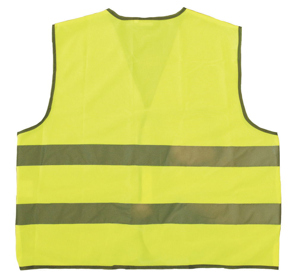 WOWOW Reflexweste Mesh Gilet gelb / silber Größe: M