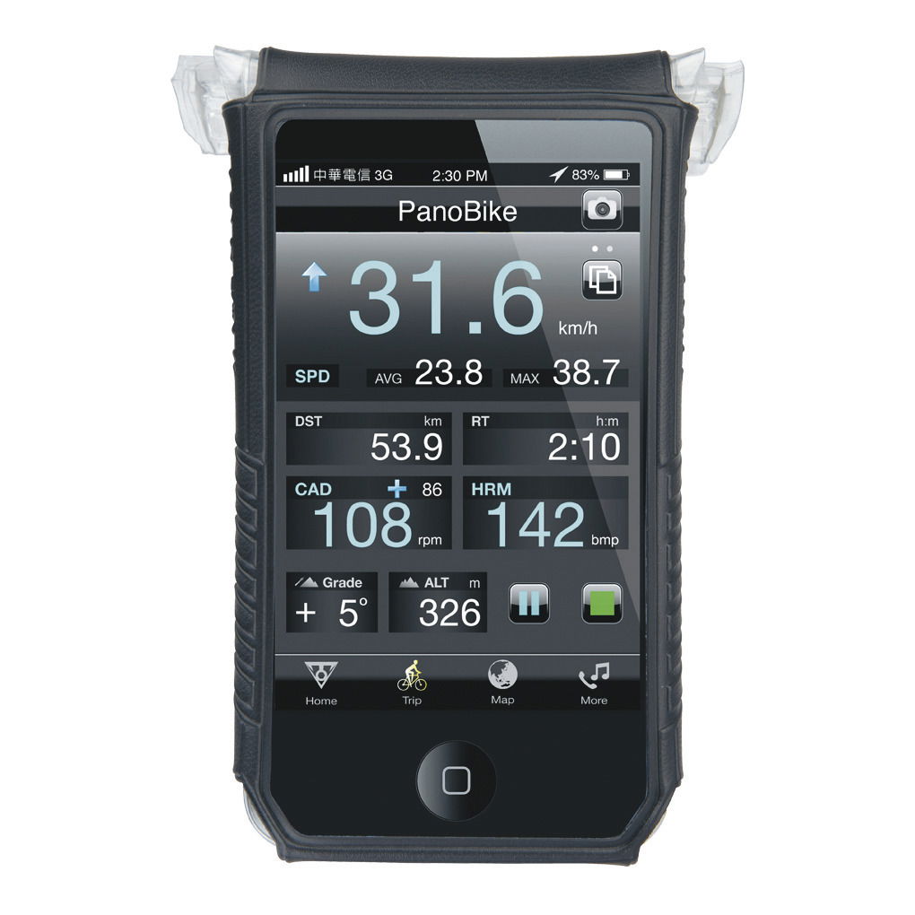 TOPEAK Smartphonetasche Dry Bag Maße: 7 x 3,1 x 12,5 cm Smartphone 3" - 4" Display schwarz