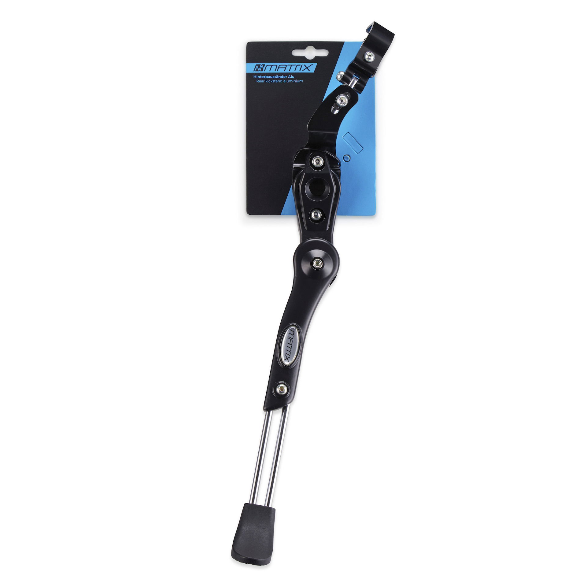 MATRIX Hinterbauständer KS6 Für 26-29 Zoll höhenverstellbar schwarz / silber