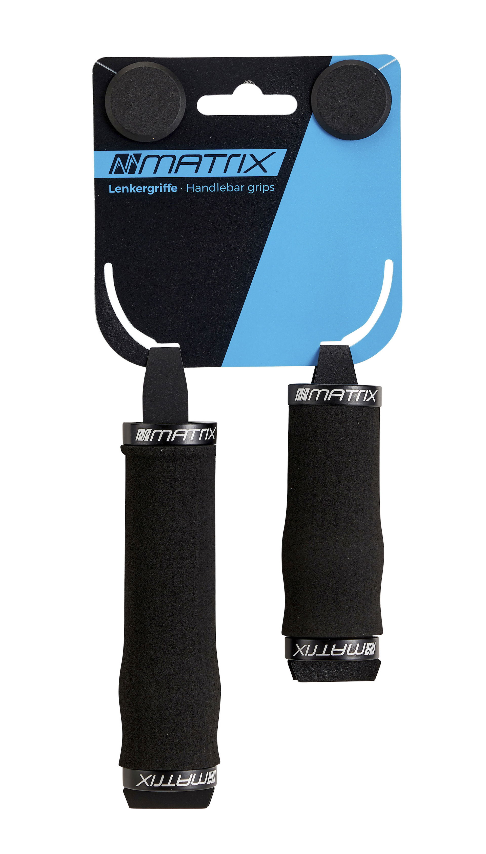 MATRIX Lenkergriff G14 high Density Soft Länge: 129/95 mm schwarz Schaumstoff / Aluminium Ausführung: lang/kurz