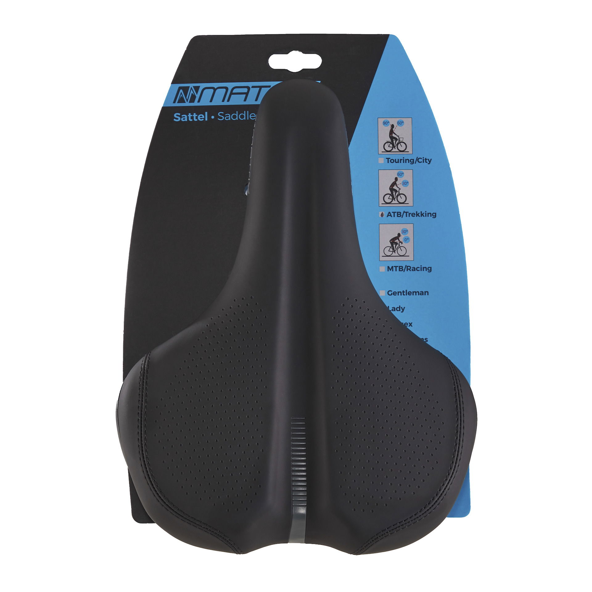 MATRIX City Sattel S39 Unisex Relaxed Maße: 270 x 195 mm