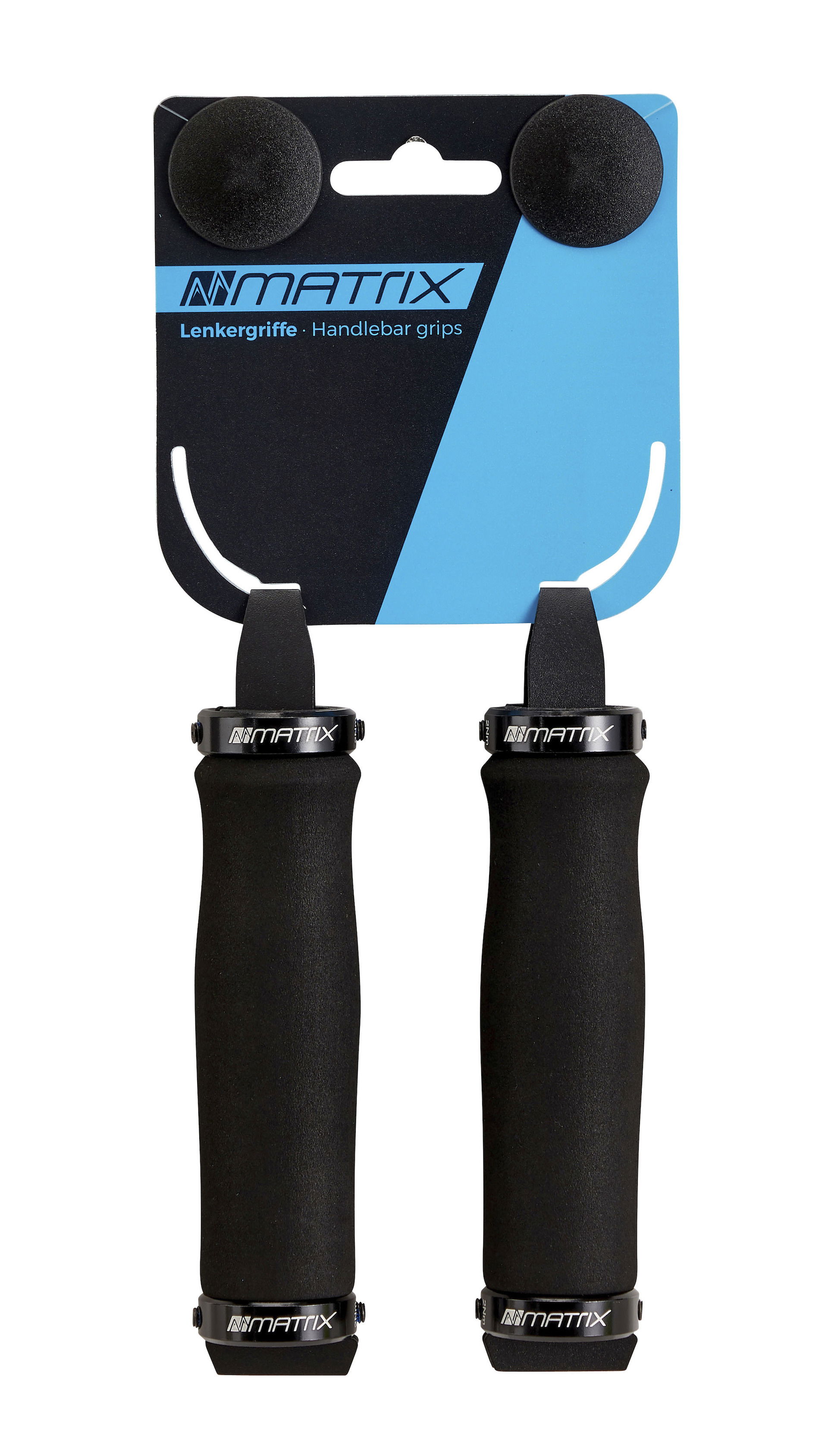 MATRIX Lenkergriff G14 high Density Soft Länge: 129/129 mm schwarz Schaumstoff / Aluminium Ausführung: lang/lang