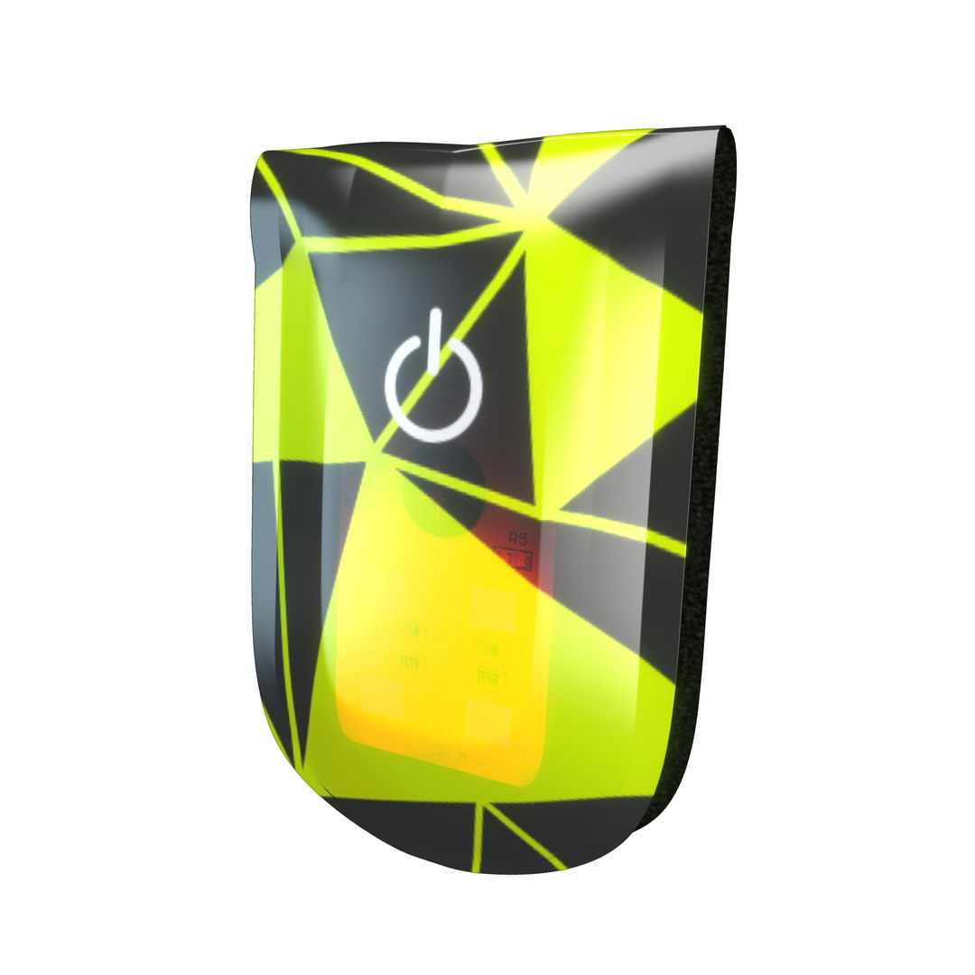 WOWOW LED-Reflex-Anhänger Urban Street MagnetLight gelb 3M, mit roten LED's gelb 3M, mit roten LED's