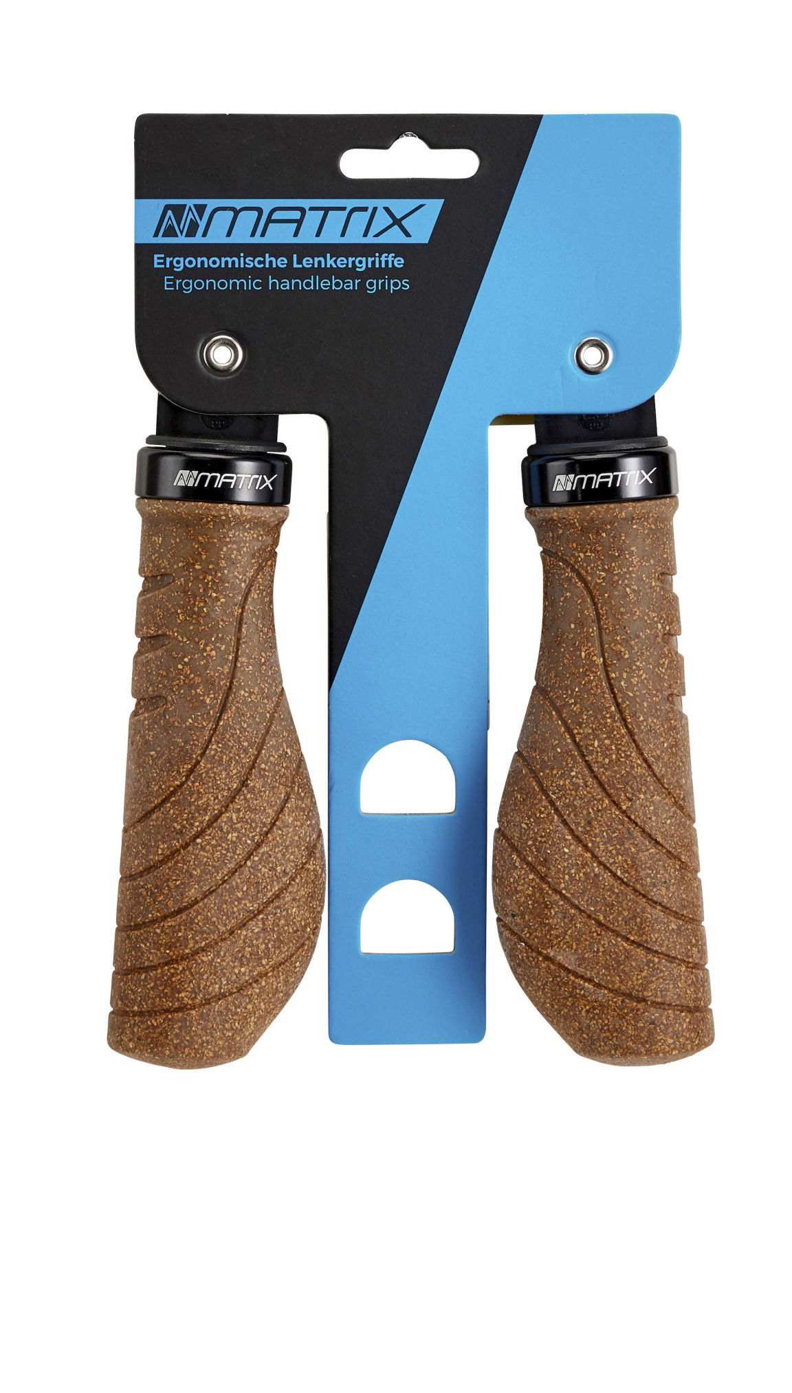 MATRIX Lenkergriff G44 Kork Länge: 133/133 mm braun Kork / Compound / Aluminium Ausführung: lang/lang