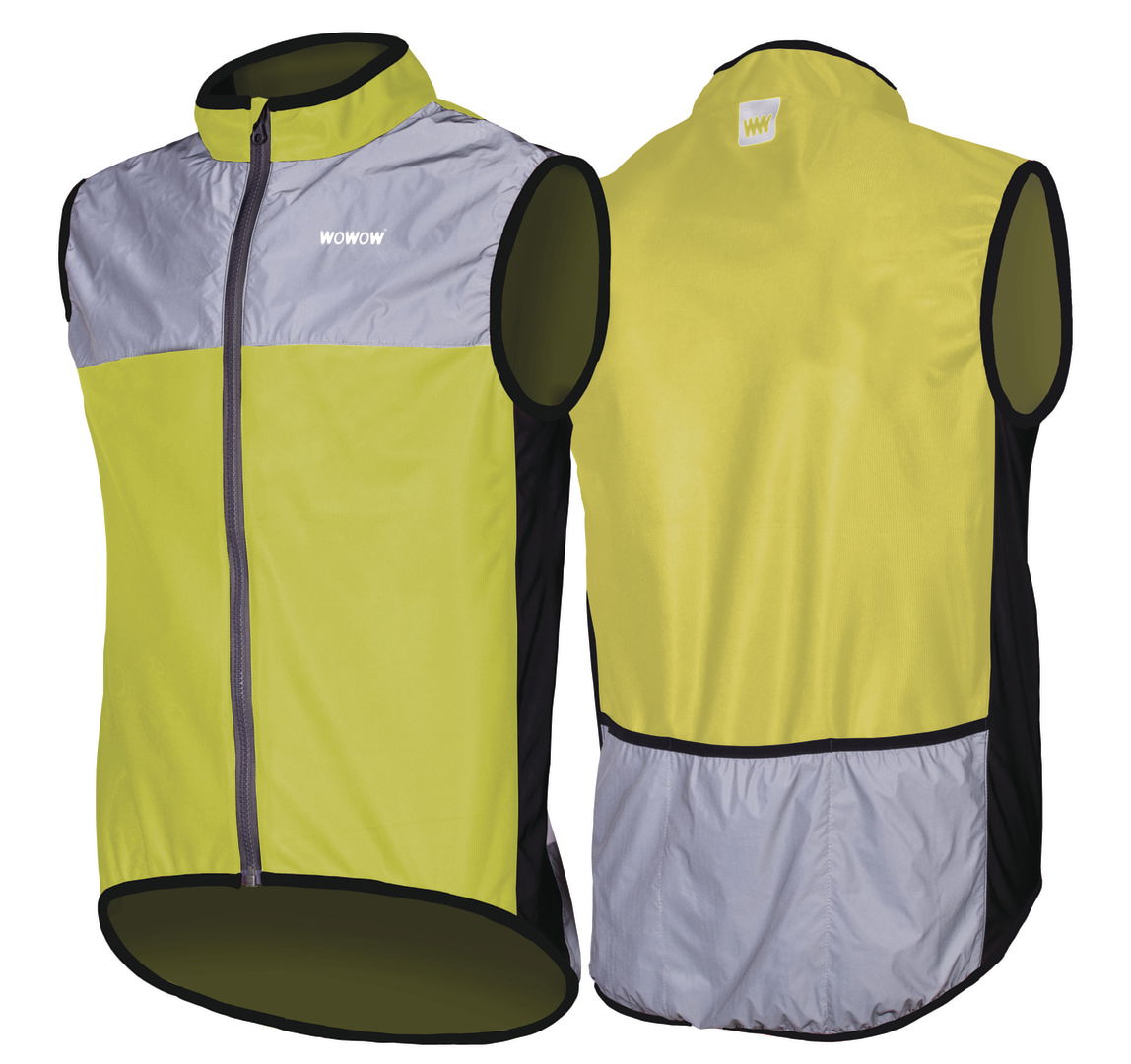 WOWOW Reflexweste Dark Jacket 1.1 gelb Größe: M