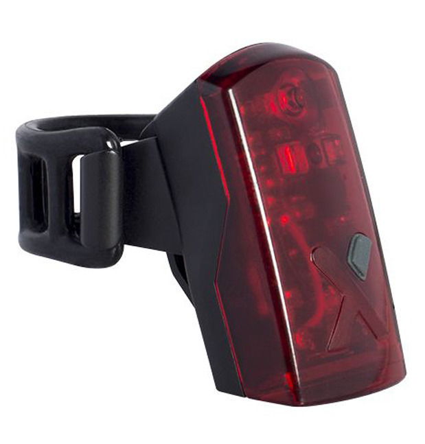 AXA LED Akkurücklicht Green Line 1 LED Befestigung: Sattelstütze schwarz