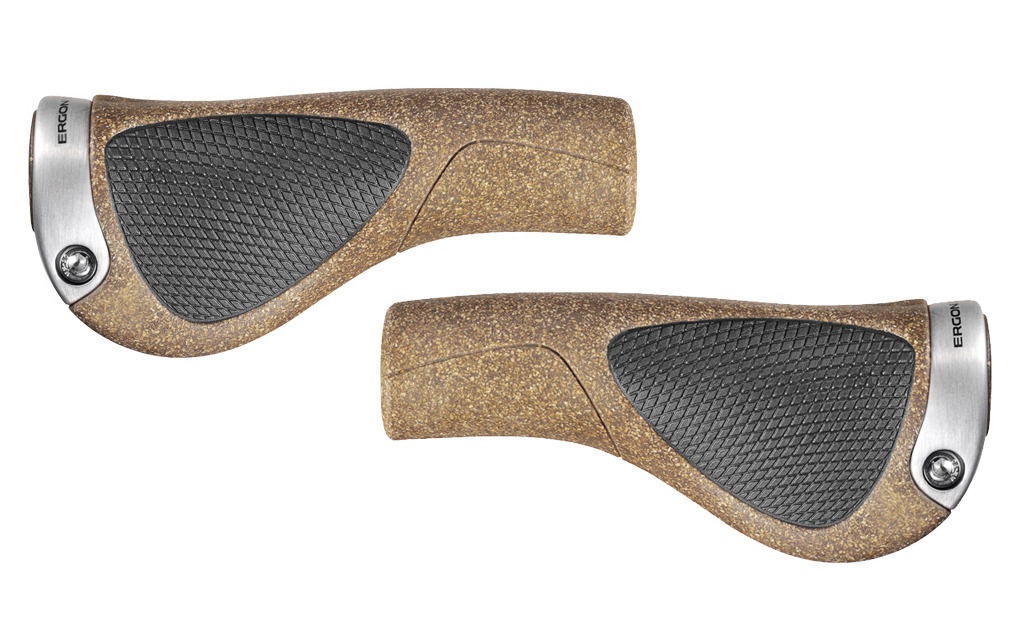 ERGON Lenkergriff GP1-L Bio Kork Grösse: L Kork / schwarz Bio Kork / Grasfaser / Aluminium Ausführung: lang/lang