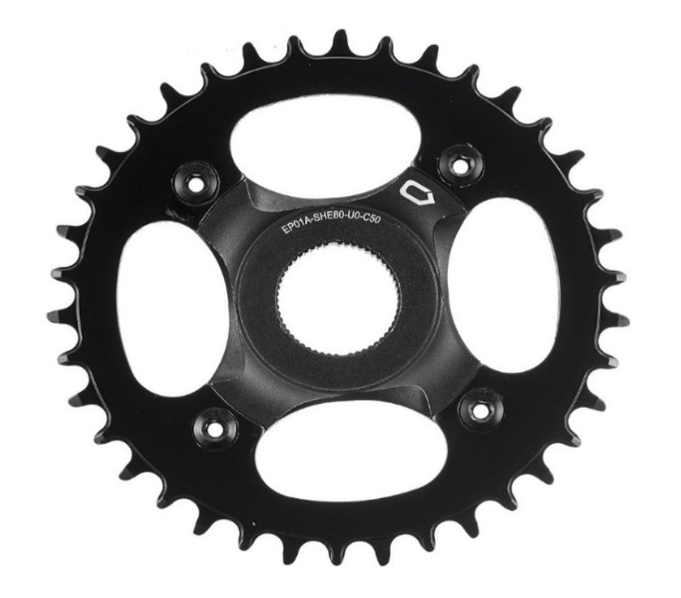 MATRIX Kettenblatt für Shimano Steps 34 Zähne schwarz Lochkreis: Direct Mount Ausführung: 1/2 x 11/128