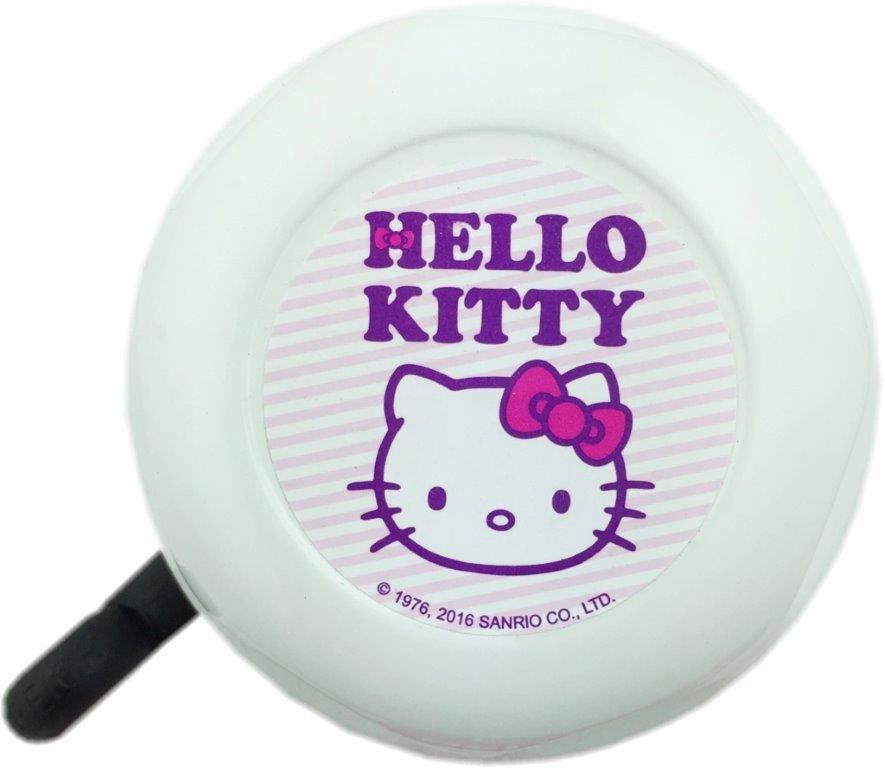 Hello Kitty Kinder-Fahrradglocke BIKE FASHION 57mm Weiß/Pink Lenker 22,2mm