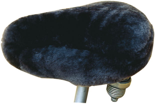 Satteldecke Echt Lammfell Sport anthrazit 26 x 23