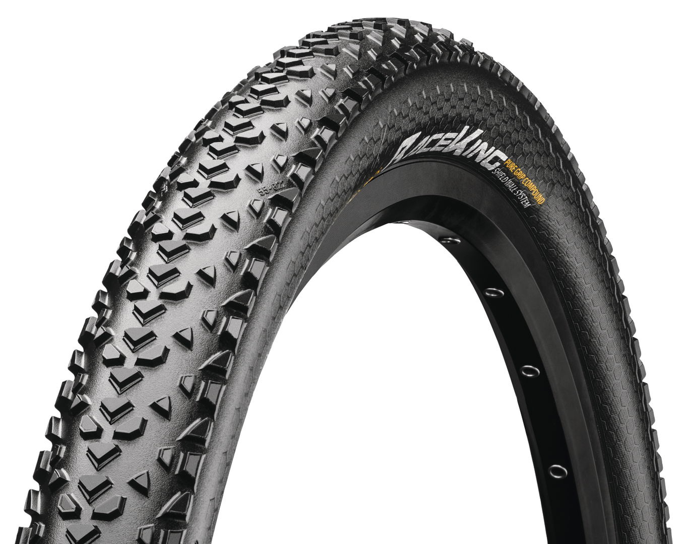 CONTINENTAL Fahrradreifen Race King ShieldWall 29 Zoll | ETRTO: 50-622 | Falt | schwarz / schwarz Skin