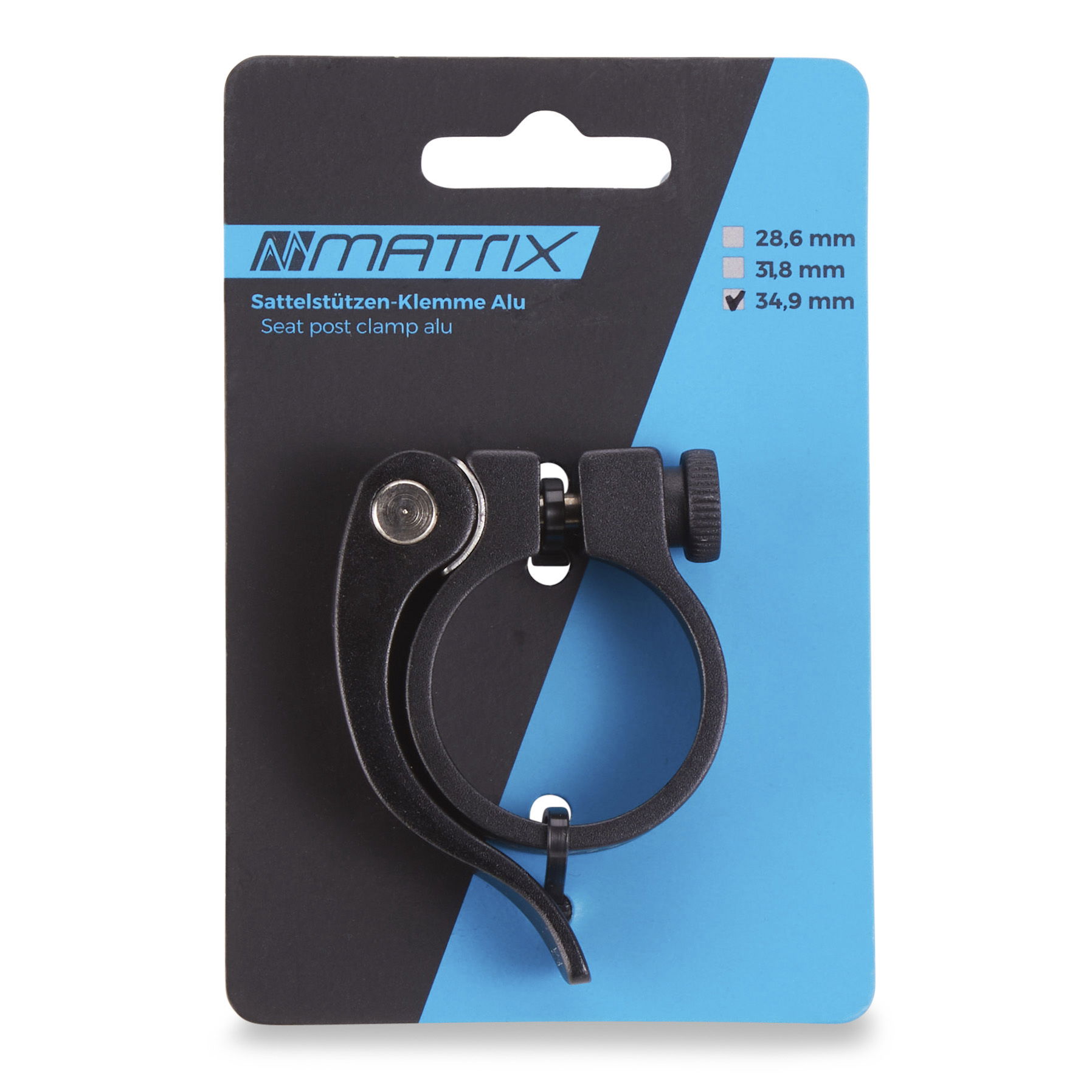 MATRIX Sattelstützklemme Alu SC8 Durchmesser: 34,9 mm schwarz