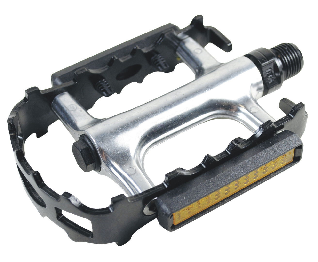 MATRIX MTB-/Renn Pedal PE42 Gewinde: 9/16 Zoll gedichtetes Industrielager schwarz / silber