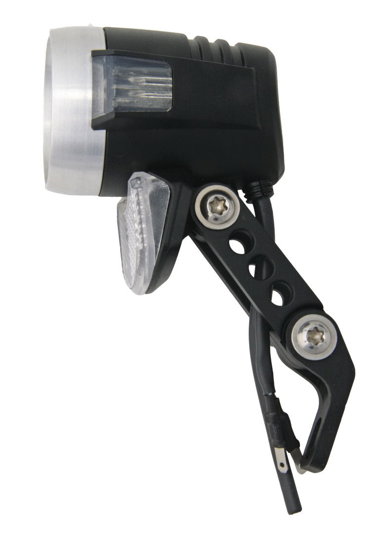 AXA E-Bike LED Scheinwerfer Blueline 50 Befestigung: Gabelkrone schwarz