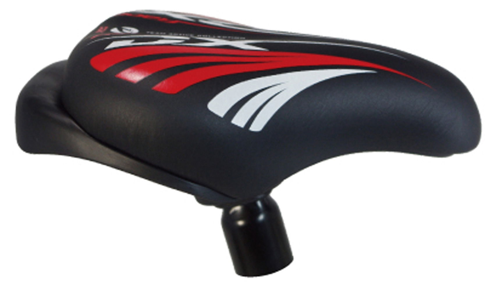 MATRIX Kinder Sattel K4 Kinder City / Trekking / Touring schwarz / rot / weiß