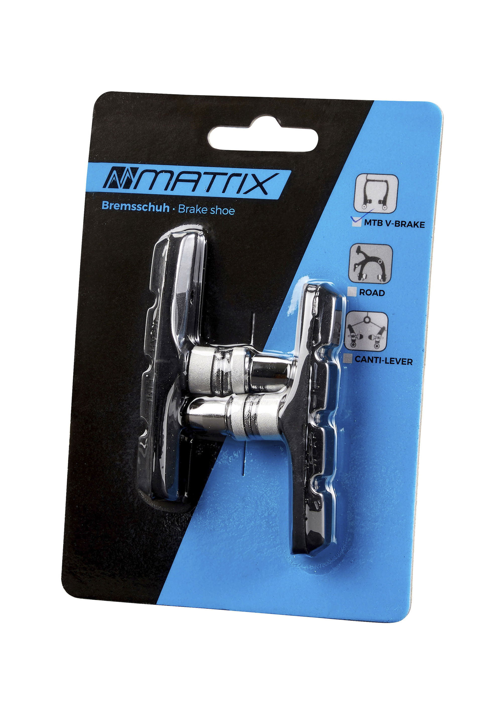 MATRIX Bremsschuh V-Brake Gummi