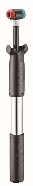 MATRIX Minipumpe mit Schlauch MP101 silber / schwarz