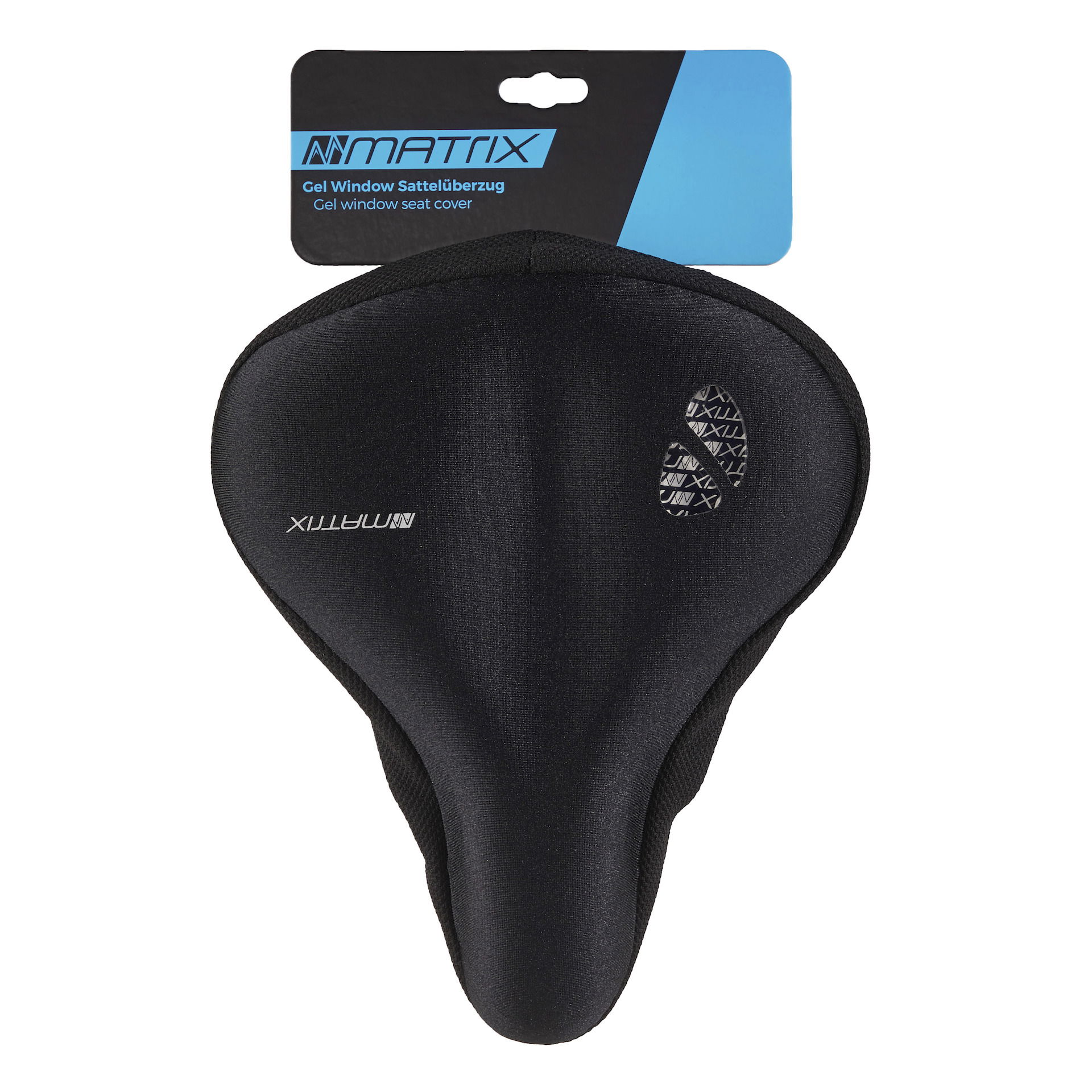 MATRIX Sattelüberzug Gel Window City / Touren | Größe: L | schwarz