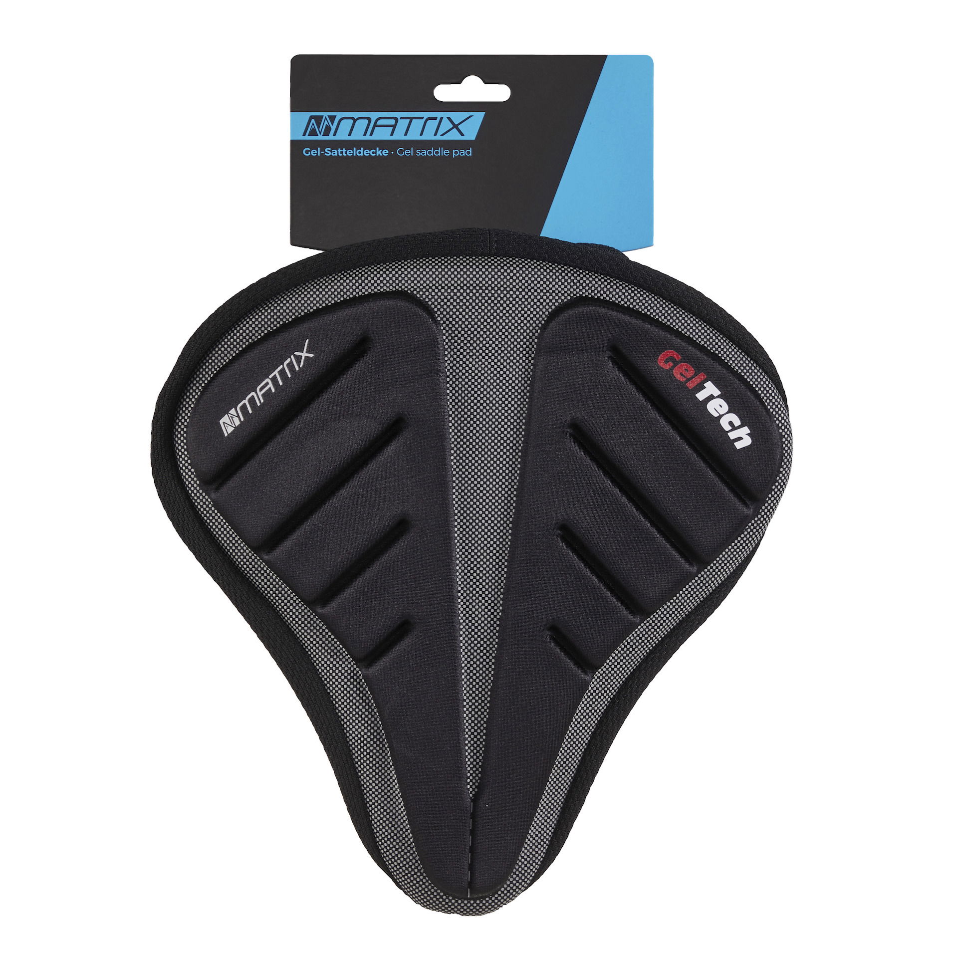MATRIX Sattel?berzug Gel-Tech City / Touren | schwarz / grau
