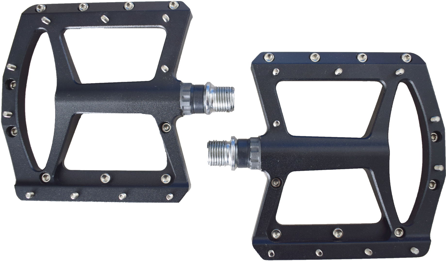 MATRIX Plattformpedal PE75 Gewinde: 9/16 Zoll gedichtetes Industrielager schwarz